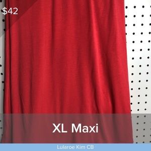 💓 Lularoe Watermelon 🍉 Color Maxi Skirt